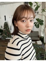 ベル 銀座並木通り店(Belle)&nbsp;小顔に見える顔周り。人気ボブスタイル♪