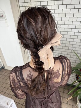 フェリーチェ(Felice) 編みおろし　ヘアセット　お呼ばれヘア