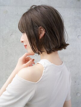 エインアンリー 表参道(AIN.ANLY.) 前髪あり外はねボブ20代30代40代【AIN.表参道】川原大地
