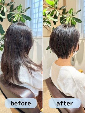 カミーノ(Camino) クセを活かしたボブ