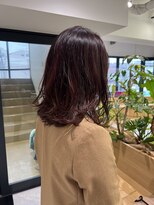 オーシャン(Ocean)&nbsp;【OceanHair&Life田中愛梨】ブリーチなしチェリーレッドカラー☆