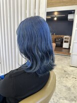 ヘアーサロン ヴィアルス 松原店(hair salon VIARS)&nbsp;ブルーカラー