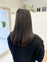 シュク 高円寺(SYUK)&nbsp;加藤【高円寺】オリーブベージュ/透明感カラー/ストレートロング