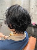 ショートウルフ/ウルフパーマ/マッシュウルフ/ニュアンスパーマ