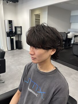 ノイセル 心斎橋(Noisyle) メンズマッシュウルフ×ニュアンスパーマ