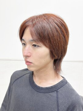 ヨシザワインク プレミアム 築地店(YOSHIZAWA Inc. PREMIUM) センター分け/刈り上げ/ファッションカラー/ツーブロ/ナチュラル