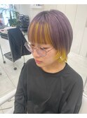 ハイトーン×パープル　イエロー