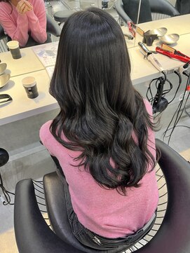 ロンドアヴァントゥス 池袋(Lond aventus) 韓国レイヤー/韓国風/ボブ/髪質改善/黒髪/ブリーチなし〔池袋〕