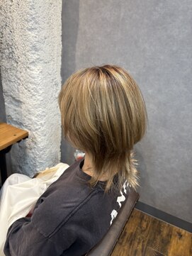 サロンド アクトレス 恵比寿店(salon de actress) カラーファンタジーアルバージュ107Dレイヤースタイル