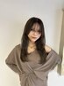 カット＋前髪のみ髪質改善ストレート