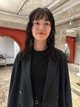 ハマモト ロングパーマ