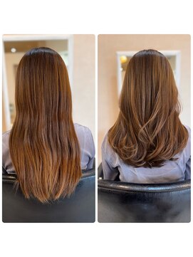 アミ(Ammi) 20代30代40代50代/美髪レイヤーカット/くびれミディアムレイヤー