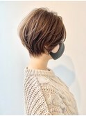 ◇大人可愛い20代30代40代50代ショートスタイル、丸みショート