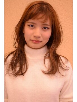 ヘアーグラシュ 一橋学園店 ゆる巻きロング