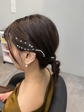 編み下ろし＿シンプル　ゆるふわ　参列者　お呼ばれ　武蔵小杉