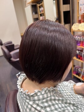 タバ ヘアー トウアン(taba hair touan) 上品カシスピンク!!