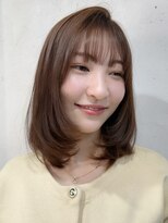 カーム(calm)&nbsp;着物ヘア/大人ガーリー/ダークアッシュ/似合わせカット/鹿島田