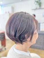 シュヴー 築地(CHEVEUX)&nbsp;明るい白髪染め/白髪ぼかし/丸みショート/40代/50代/60代/