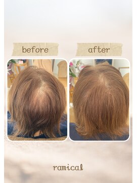 ラミカル(ramical) ヘアループ　増毛エクステ500本