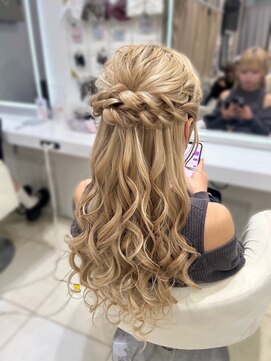 ヘイルジューシー(hail JUICY) ハーフアップ