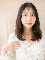 カバーヘア イヴ 戸頭店(COVER HAIR EVE)&nbsp;シースルーバング/レイヤーカット/ダークアッシュ/グレージュe