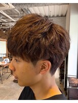 スペックホルダー(Spec Holder) ニュアンスパーマメンズツーブロックショート6.21