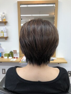 ヘアー サロン ニータ(hair salon nita) 大人ショート×耳下×ベージュ系