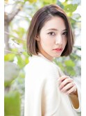 朝ラク大人ぱっつんボブ*