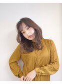 《PearL》モテパーマスタイル×透明感クリーミーシアーベージュ