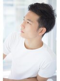 30代40代に◎爽やか刈り上げツーブロックスパイキーショート