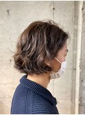 ニュアンスショートパーマ_センシュアルショート