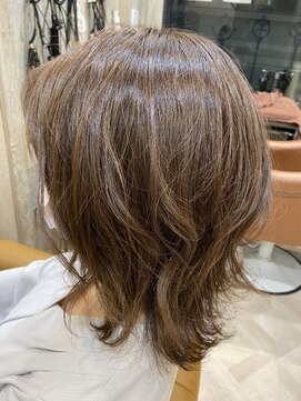 ヘアーサロン キー(Key) 大人女子に人気の愛されレイヤーミディアム♪アッシュベージュ