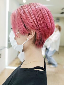 レンジシキチジョウジ (RENJISHI KICHIJOJI) ピンクハンサムショート【RENJISHI 松岡】