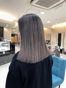 プライズ 池袋店(prize) バレイヤージュパールグレージュホワイトベージュ池袋2253