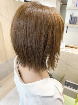 トゥーリ 長崎住吉店(tuuli) パッツンピンクベージュ♪ 山形