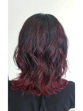 ヘアーアンドネイル ルシア(Hair&Nail Lucia) ディープピンクバルイヤージュ