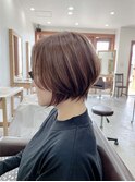 大人可愛いショートボブ