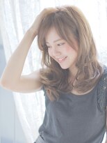 オジコロジ(ojiko.roji)&nbsp;☆月曜営業☆ojiko.ゆるふわ大人可愛い耳掛けセミディ2