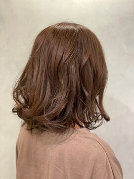 ノワ 三鷹店(Nowa) ナチュラルブラウン×ミディアムボブ