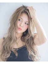 ミエルヘアーブラン(miel hair blanc)&nbsp;ミルクティーカラー/レイヤーロング【miel hair blanc】