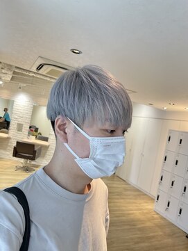 エヌプラス(N+) くびれヘアアプリコットオレンジ夏ハイライトカラー