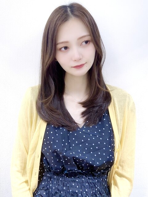 《韓国レイヤーstyle》大人美人ヘア/レイヤーカット/艶髪カラー
