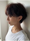 ショート激ゆるパーマ