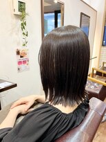 ヘアー グリーン(hair green) 20代30代40代ぱっつん外ハネボブ【髪質改善/百合ヶ丘】