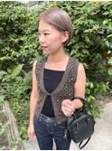 ハイトーンなミニボブ◎