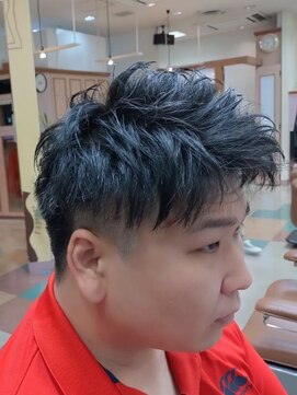 アポロカットステージ 相模大野店 アップバング/ツーブロックマッシュ<理容室>[メンズ/相模大野]