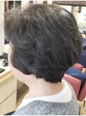 大人可愛いミセスボブヘアー/ボリュームup/30代40代50代/春日部