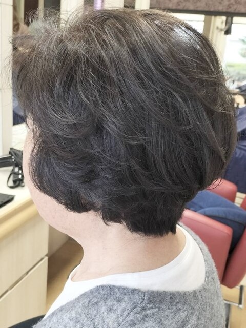 大人可愛いミセスボブヘアー/ボリュームup/30代40代50代/春日部