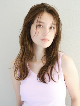 ミンクス渋谷スマートサロン(MINX shibuya smart salon) 切りっぱなしボブ エアリーロング 美髪 ピンクブラウン