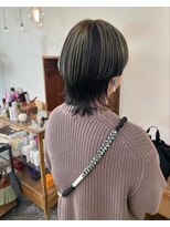 スロウ(sloe)&nbsp;アンブレラカラーとマッシュウルフ